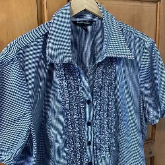 Conrad C navy gingham 16 - Picture 4 of 13